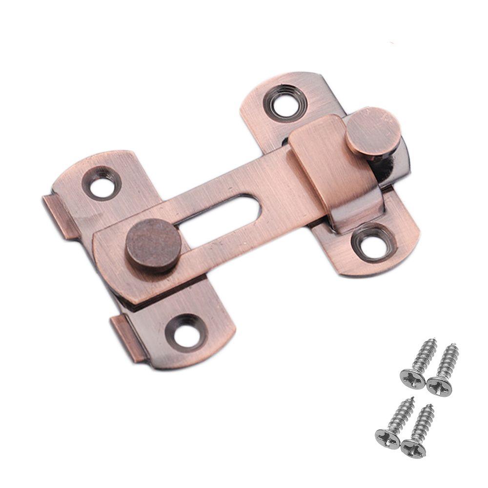 Clasp Security Silent Gate Buckle Stainless Steel Cabinet Catches Window Catch Lock Hasp Door Bolt