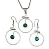 Diopside Set Chrome Gemstone Jewelry 18-20'' Necklace Pendant Ethnic