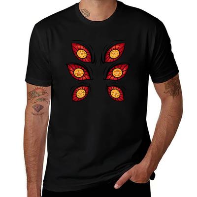 Kokushibo eyes v1 Футболка уличная одежда Аниме футболка летняя рубашка мужские футболки с принтом