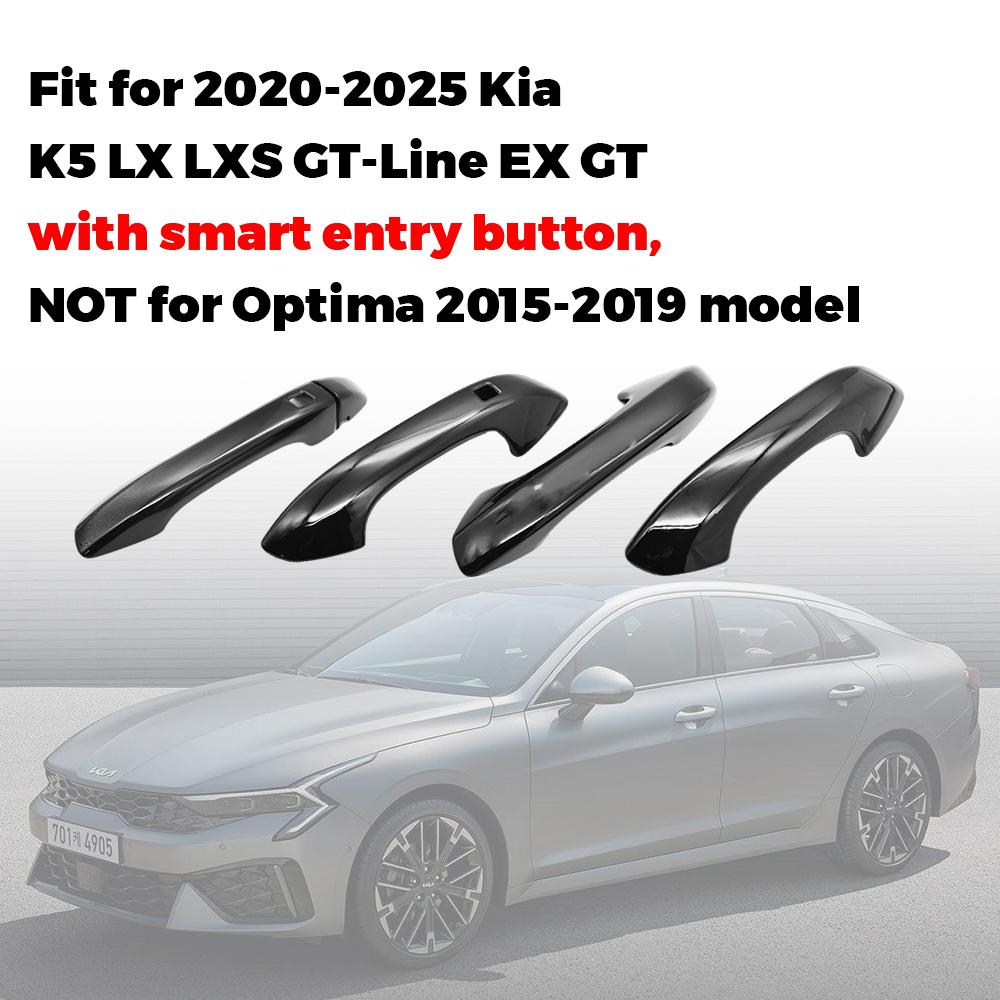 Для Kia K5 2020 2025 2025 2025 дверные ручки, покрытые декоративными автомобильными наклейками, дверные ручки, защитная крышка из АБС-пластика