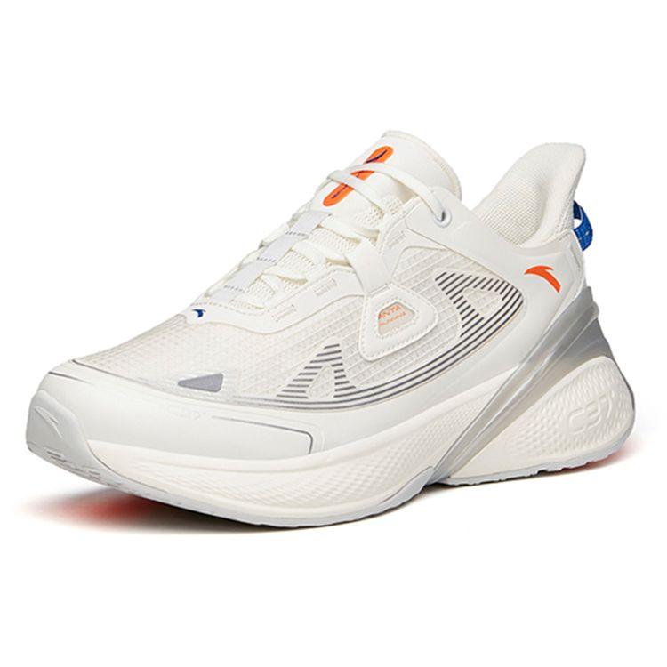 Anta Кроссовки для бега C37 2.0 Su Running Series с мягкой подошвой, мужские кроссовки цвета слоновой кости и белого 112135530R-1