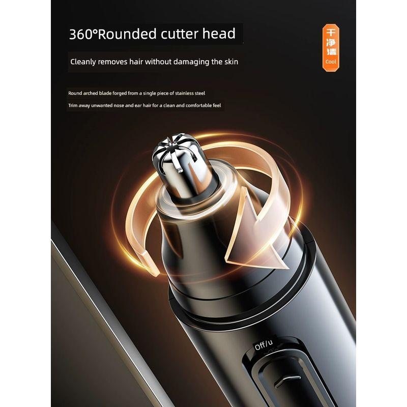 Electric Nose Hair Trimmer for Men, Nose Hair Shaving Tool, Universal Nose Hair Cleaning Scissors for Women 696