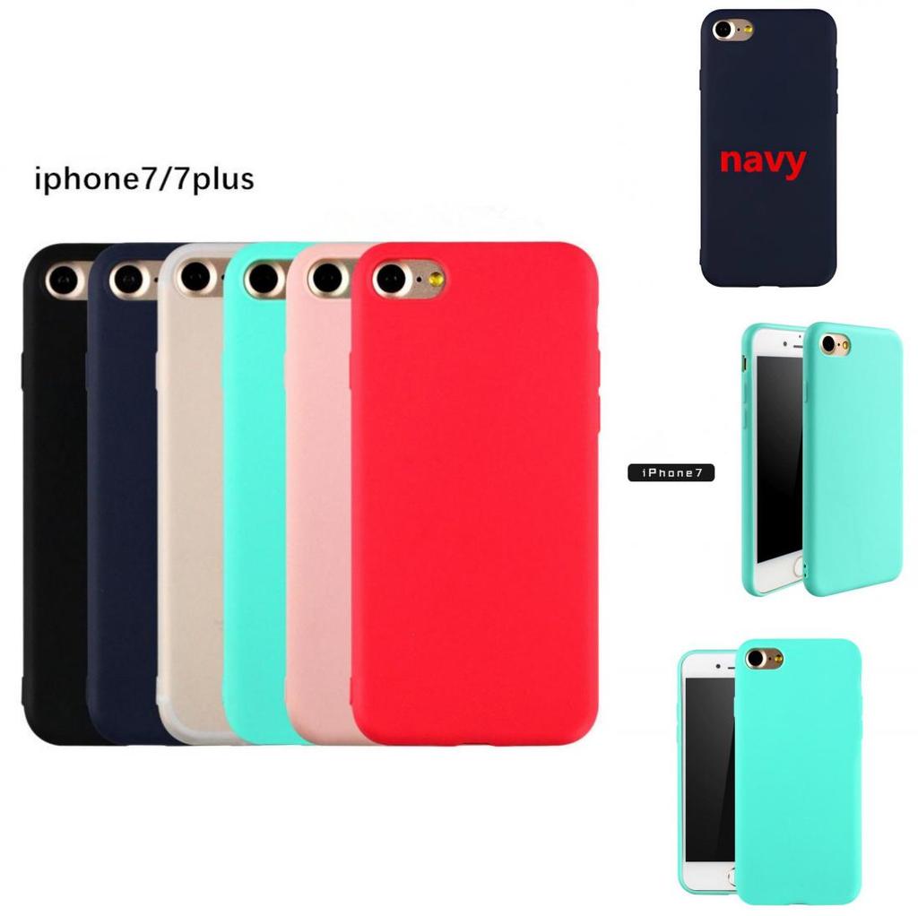 Тонкий ТПУ чехол для iPhone 7, базовый цвет, облегающий, с устойчивым к царапинам материалом для стильной защиты