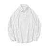 Summer casual white shirt men's long-sleeved Korean version loose and versatile small fresh jacket ins Hong Kong style shirt