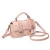 New Disney Synthetic Leather, Textile Mosaic Shoulder Bag, Crossbody Bag, Handbag Women's Pink BMK-72716