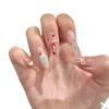 Cherry Ice Cream Handmade Nail Art Wearer Summer New Cute Style Hand-painted Fake Nail Patches Can Be Detached
