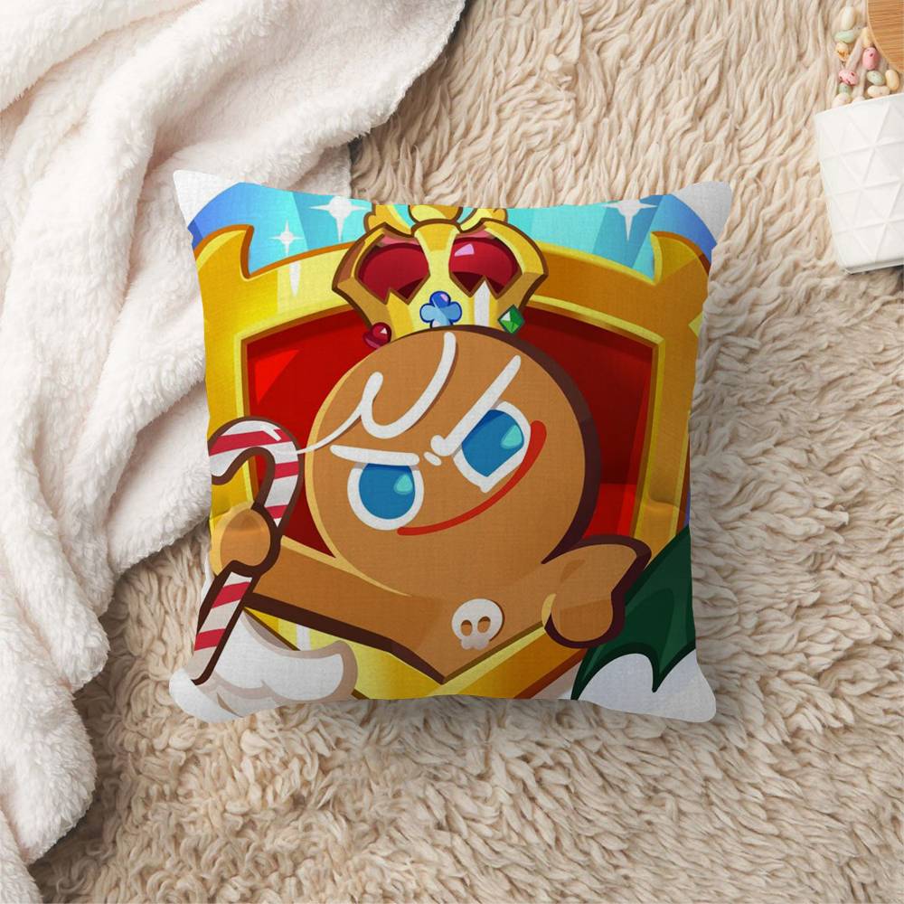 Чехол для подушки Cookie Run Kingdom Чехол для автомобильной подушки-плед для дивана Автомобильный Рождественский подарок xсм xсм