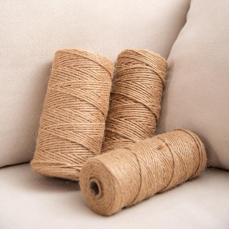 Ретро пеньковая веревка для DIY когтеточки, декора горшка, поделок из шин, плетения ваз и обмотки труб кондиционера
