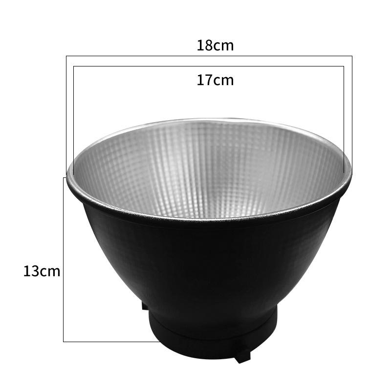 7-дюймовый универсальный отражающий абажур байонетного типа для прямой трансляции и аксессуары для фонарика