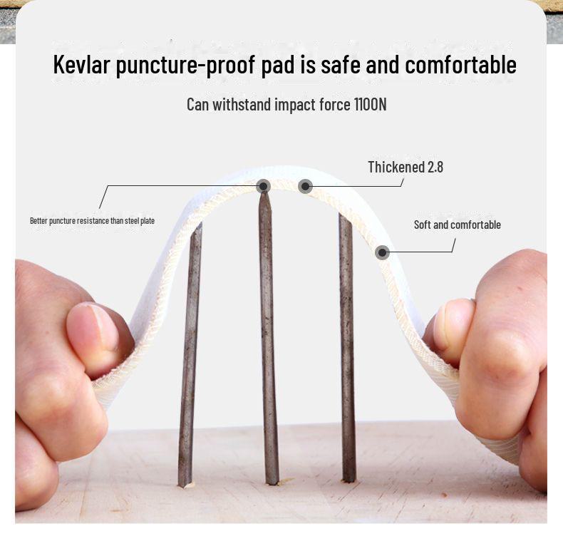 Рабочая обувь унисекс для трансграничных перевозок: Противоударные, противоударные, средней высоты, со стальным носком, нескользящие, износостойкие, дышащие, удобные.