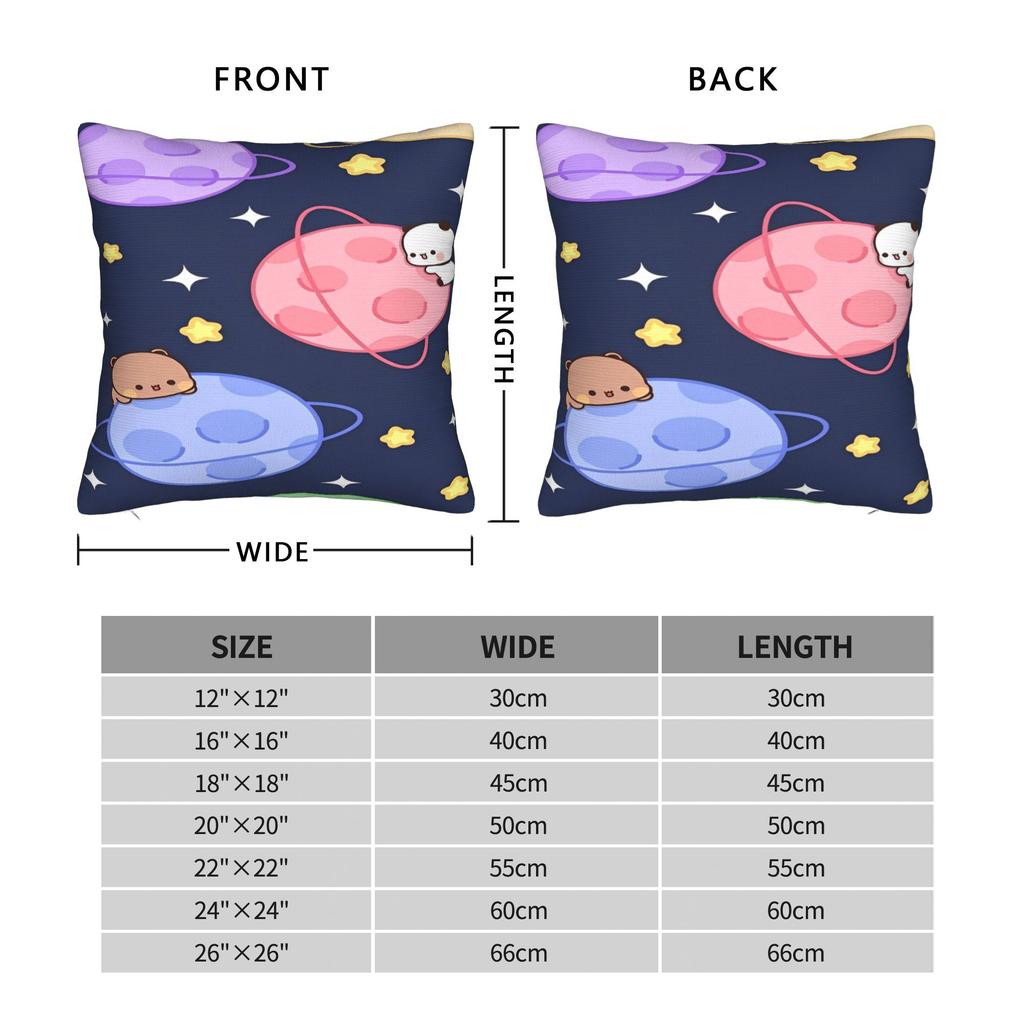 Наволочка Бубу и Дуду Мягкая наволочка-подушка Милая забавная наволочка для свадебной вечеринки, домашнего декора