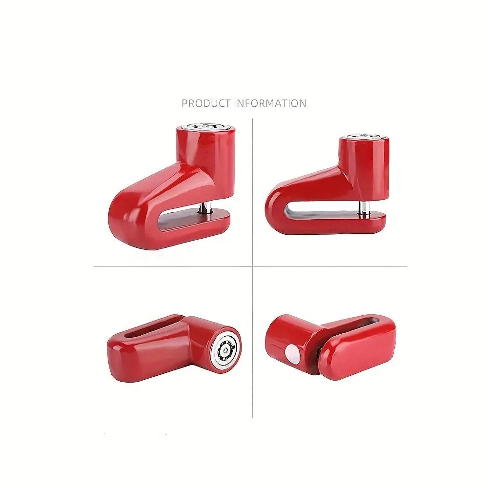 Motorcycle Bike Anti Theft Wheel Disc Brake Lock Bicycle Disc Brake Lock Safety Disc Wheel Lock Mountain Road Padlock with Keys