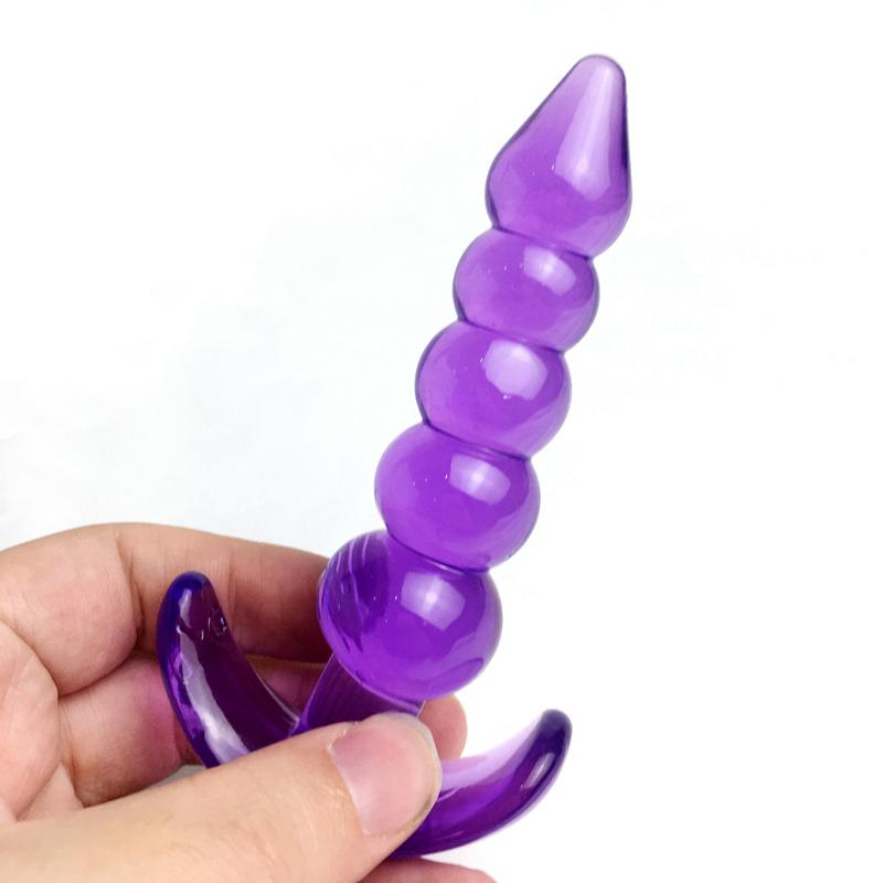 Мягкий анальный фаллоимитатор, Анальная пробка, массажер простаты для взрослых, геев, анальная пробка, бусины, G-spot, эротические секс-игрушки для мужчин и женщин