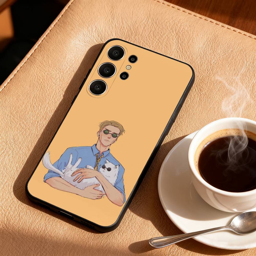 Чехол для телефона с аниме K-Kento N-Nanami для Samsung S26,S25,24,23,22,30,21,10,9,Ultra,Plus,Lite,FE Мягкий черный чехол