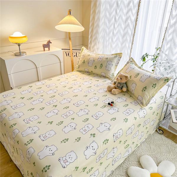 Модная хлопковая простыня с принтом, покрывало, благоприятное для кожи, моющееся одеяло, покрывало, наматрасник  (Нет наволочки)