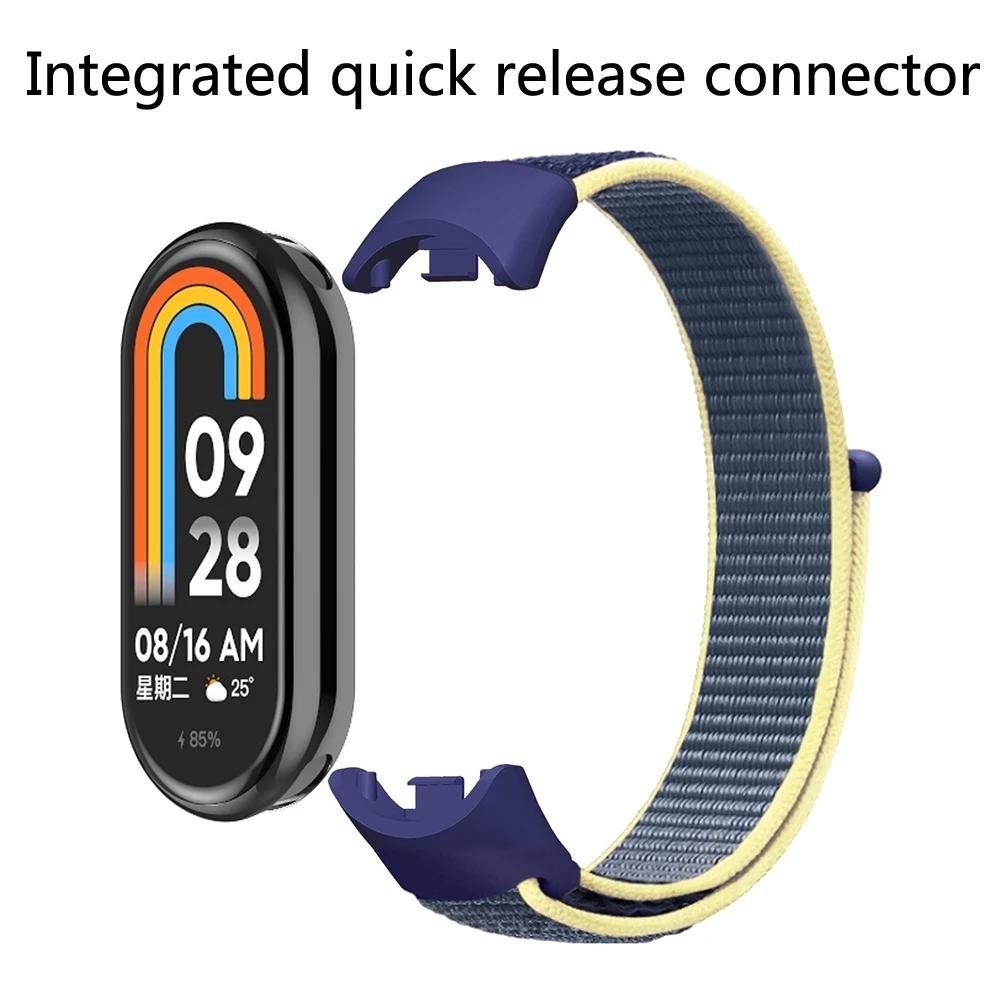 Нейлоновый ремешок-петля для браслета Xiaomi Mi Band 9 8 7 6 5 4 3 SmartWatch, сменный спортивный ремешок для часов Pulsera Miband 8 NFC
