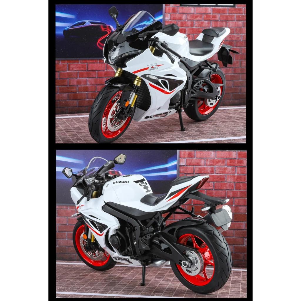 Большой размер 1/9 Suzuki GSX-1000R Alloy Racing Motorcycle Model Diecasts Street Sports Motorcycle Model Simulation Kids Toys Gifts