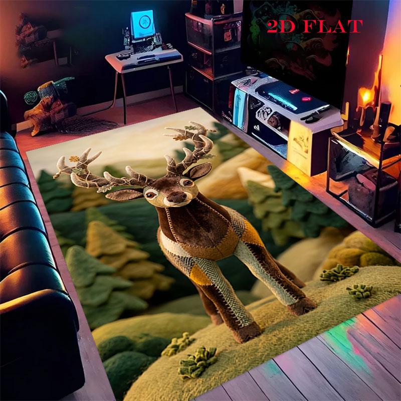 Blank Soft Wellbeing Carpet Rug for Living Room Bedroom Home Sofa Decoration,Kids play Nonslip Floor Mat