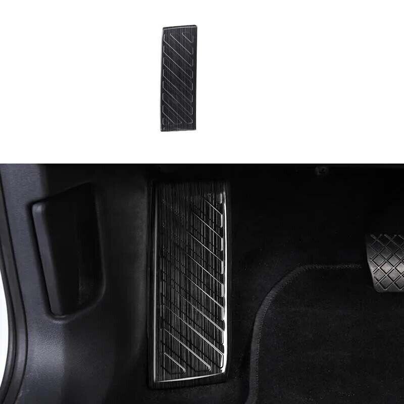 Put Feet Trim Black Aluminum Footrest Pedal For Volkswagen Jetta Mk7 2019-2023
