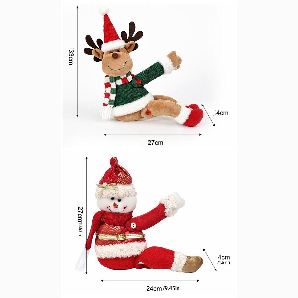 Santa Claus Curtain Clips Elk Christmas Curtain Buckle Xmas Curtain Buckle Home Decoration