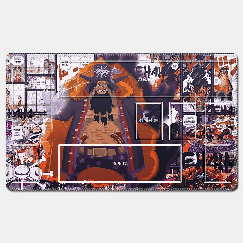 One Piece Luffy Card Battle Table Mat Opcg Zoro Robin Ace Single Player Board Game Card Battle Mat Anime Gift