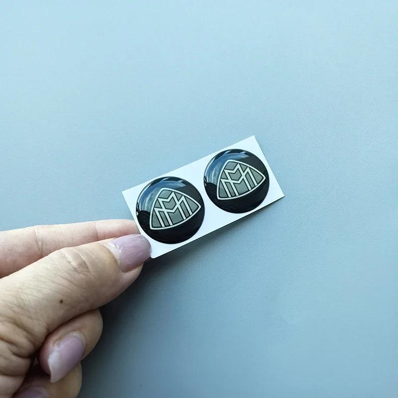 Автонаклейка 2025 Для Benz 11 мм 14 мм 20 мм 25 мм 30 мм 5 см Круглая Кристаллическая Эпоксидная Наклейка-Эмблема Автомобиля для Mercedes Benz Maybach Брелок