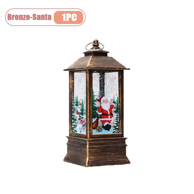 Xiaomi 1-4PCS Christmas Night Light Santa Snowman Table Lamp Candle Holder Glowing Decor for Home Office Desk Holiday Party Celebration