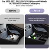 LUWU 2020-2025 Hyundai Palisade SE/SEL/XRT/Limited/Calligraphy Органайзер для центральной консоли Органайзер для подлокотника Вставка-лоток с 4 отделениями,Palisade