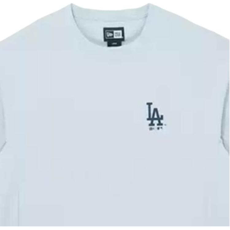 New Era SS26 Серия «Городское исследование» Логотип команды MLB Los Angeles Dodgers Напечатанный Вышитый Логотип Круглый вырез Свободная Короткий рукав Футболка 14905093