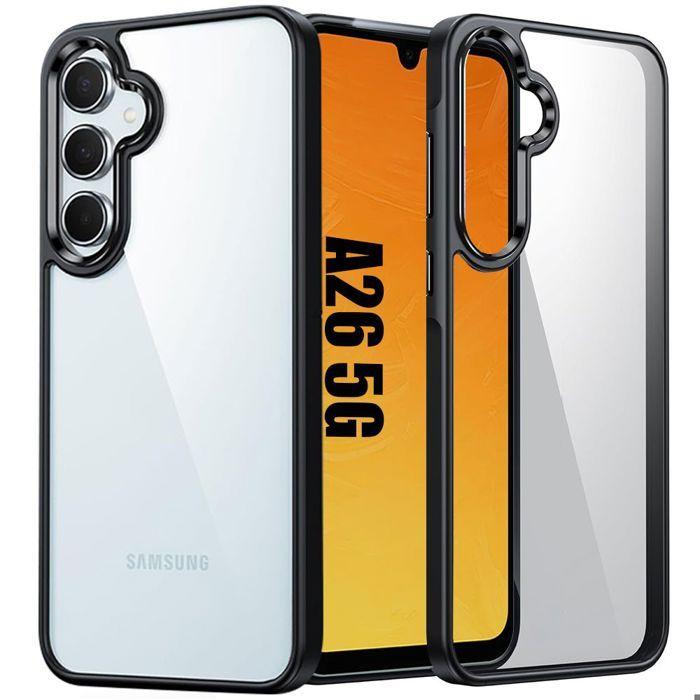 Coque de protection - BOOLING - pour Samsung Galaxy A26 5G - Hybride Antichoc - Noir - Anti-rayures