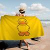 Желтая Классическая Резиновая Утка Пляжное Полотенце Цветные Полотенца Для Ванны Для Девочки Микрофибра Быстросохнущее Без Песка Пляж Йога Спа