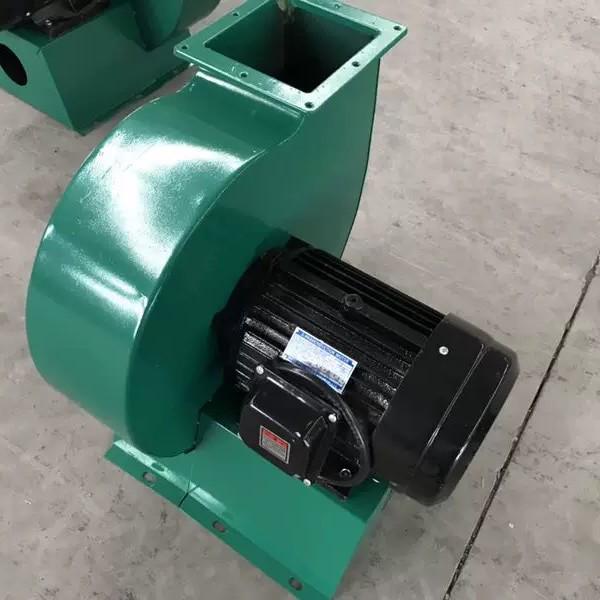 Horizontal Fan Suction Dust Collector for Wood Chips - Snail Design Vacuum Cleaner with Industrial Bag Filter