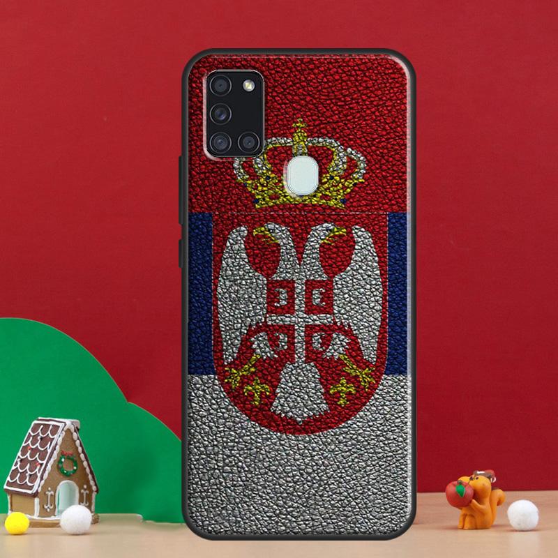 Flag of Serbia Serbian Cover For Samsung Galaxy A54 A34 A14 A32 A12 A22 A52 A72 A13 A33 A53 A50 A52S A51 A71 Back Case