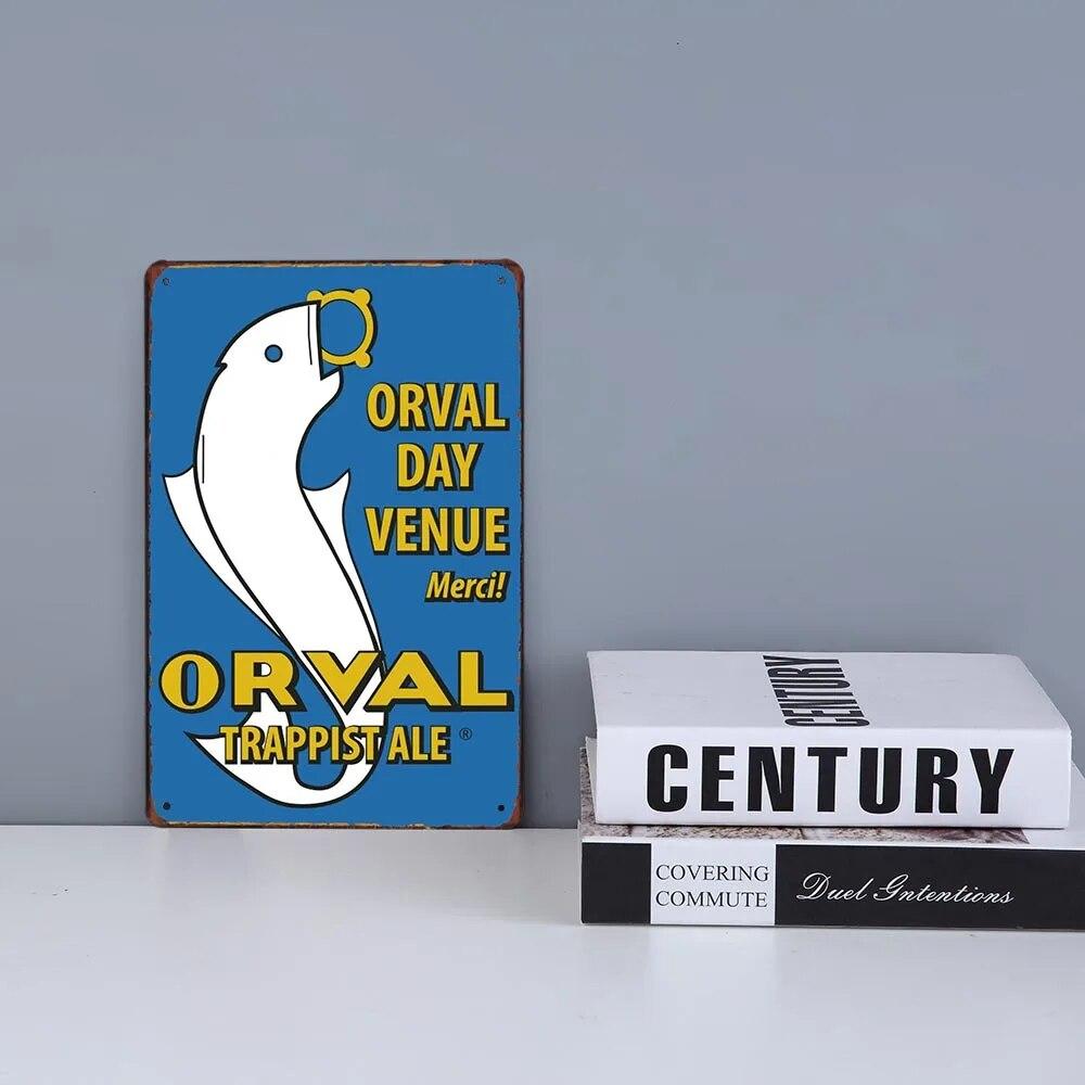 Belgian Beer Vintage Metal Tin Painting Signs Poster Plates Decoration Bar Pub Club Cafe Wall Iron Stickers Retro Plaque 20x30cm