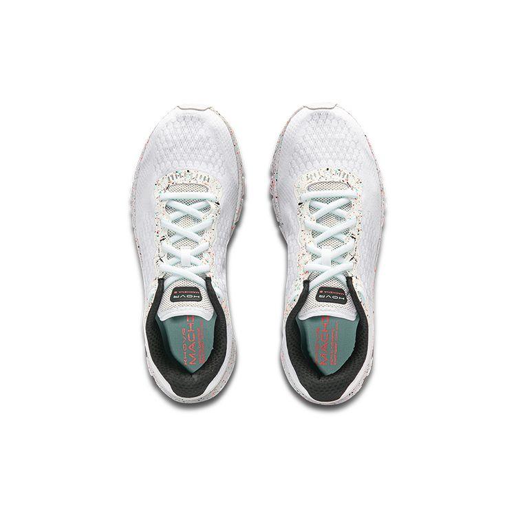 Under Armour HOVR Machina 2 PNTSP CN Свежие Универсальные Дышащие Прочные Кроссовки с Низким Верхом Женские кроссовки Белые 3025492-100