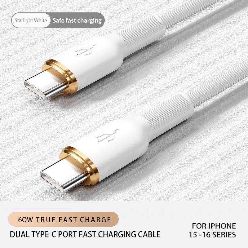 Силиконовый кабель Type-C 100 Вт 6 А Super Fast Charging для Huawei Honor Android