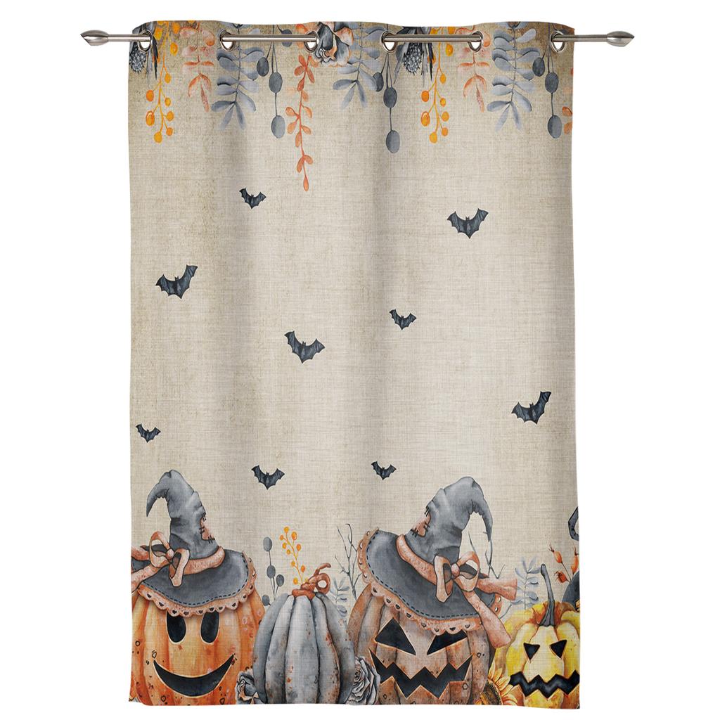 Bohemian Retro Шторы Тонкие Полиэстер Солнцезащитные Оконные Декоративные Бохо Печать Шторы Спальня Готовые Шторы