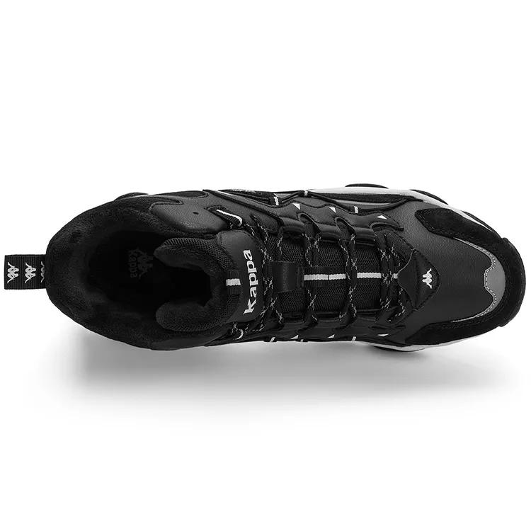 Kappa Textile , Synthetic Leather , Leather High top Chunky Sneakers Unisex Black (Unisex) Chunky Sneakers K0CZ5MC90 990
