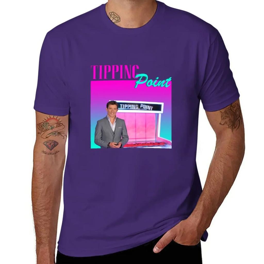 Tipping Point SS18 T-Shirt anime korean fashion oversizeds black t shirts for men