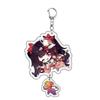Honkai Star Rail Sunday Acheron Black Swan Sparkle Robin Misha Cosplay Keychain Acrylic Pendant Keyring