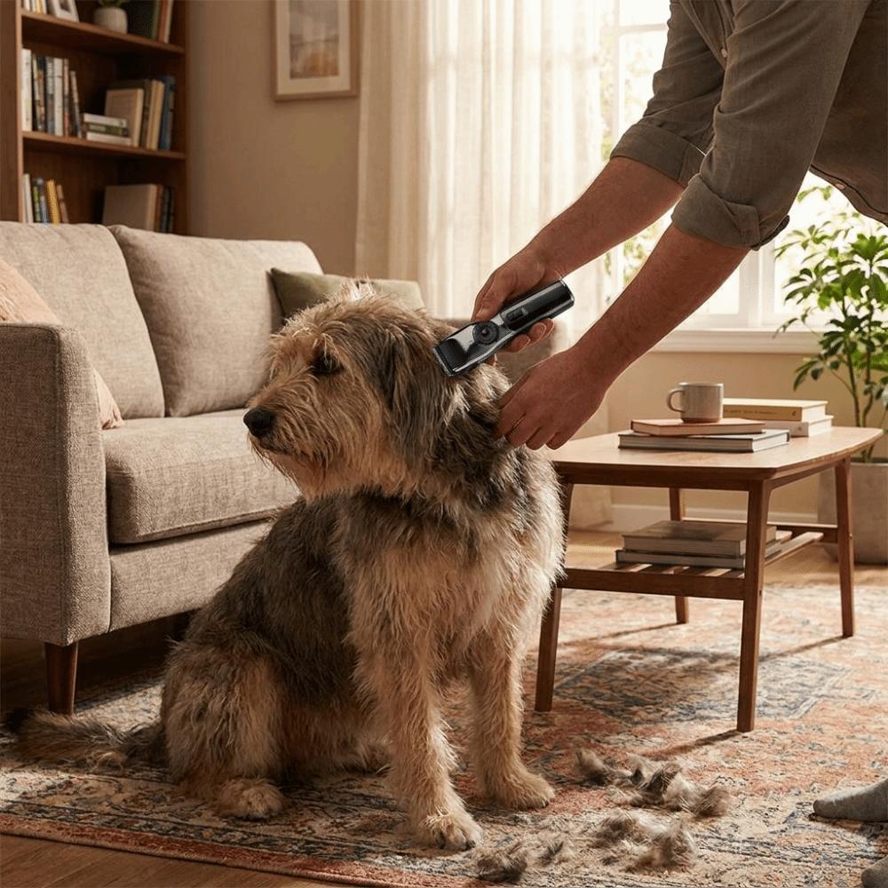 Cordless Pet Hair Trimmer USB Rechargeable Cat Grooming Shaver Pet Beauty Shaver Pet Salon