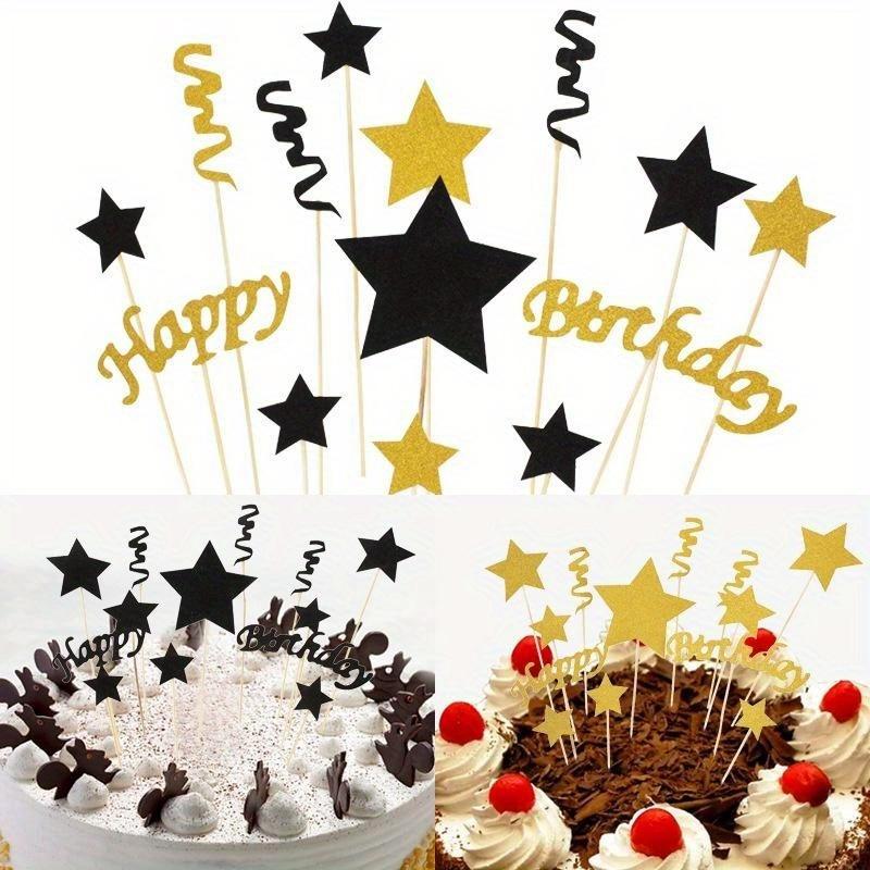 Happy Birthday Cake Topper for Cake Decoration Birthday Wedding Party Supplies Baking Accessories