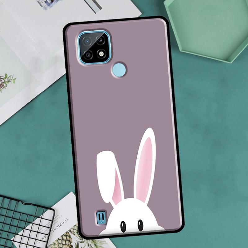 Чехол с кроличьими ушками для OnePlus 10 9 Pro 8T 9R 10R Nord2 для Realme 8 Pro 9 GT Neo 3 2 Master 8i 9i