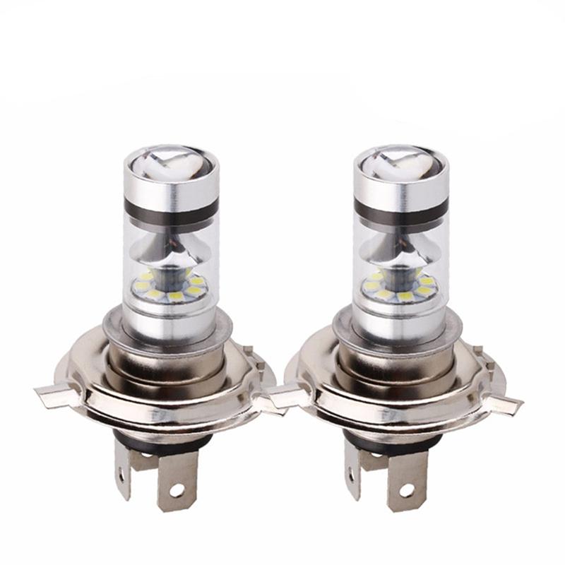 2Pcs Led Bulb White Car Motorcycle Headlight High Power 8000K Fog Light Driving