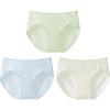 Women's 100% Cotton Seamless Antibacterial Mid-Rise Briefs