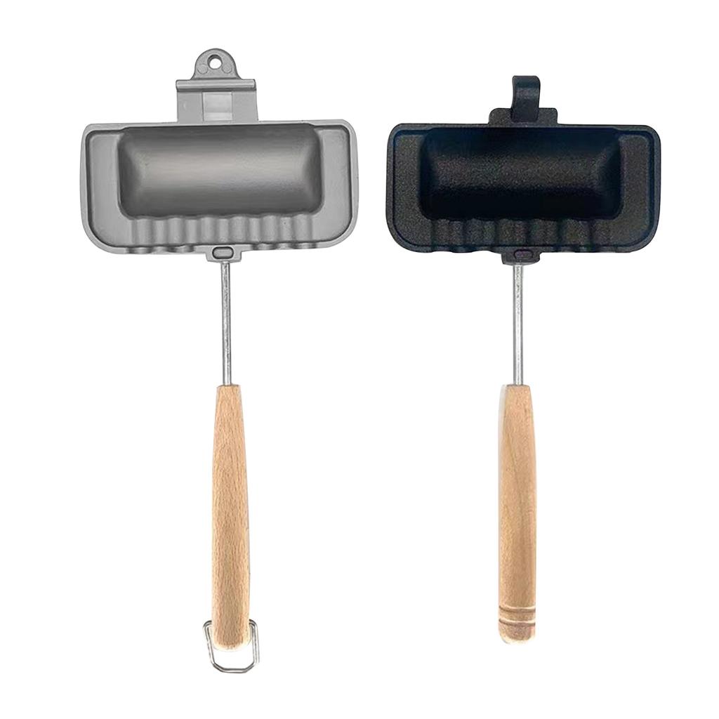 Hot Dog Toaster Non Stick Aluminum Alloy Bread Toast Breakfast Machine Sandwich Maker Waffle Pancake Baking Barbecue Oven Mold