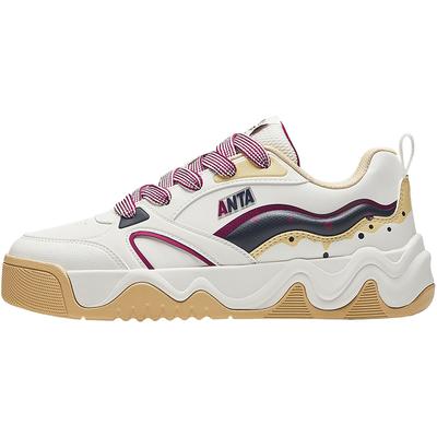 Удобные универсальные нескользящие износостойкие низкие детские кроссовки для скейтбординга детские кроссовки белые красные A22448001-1