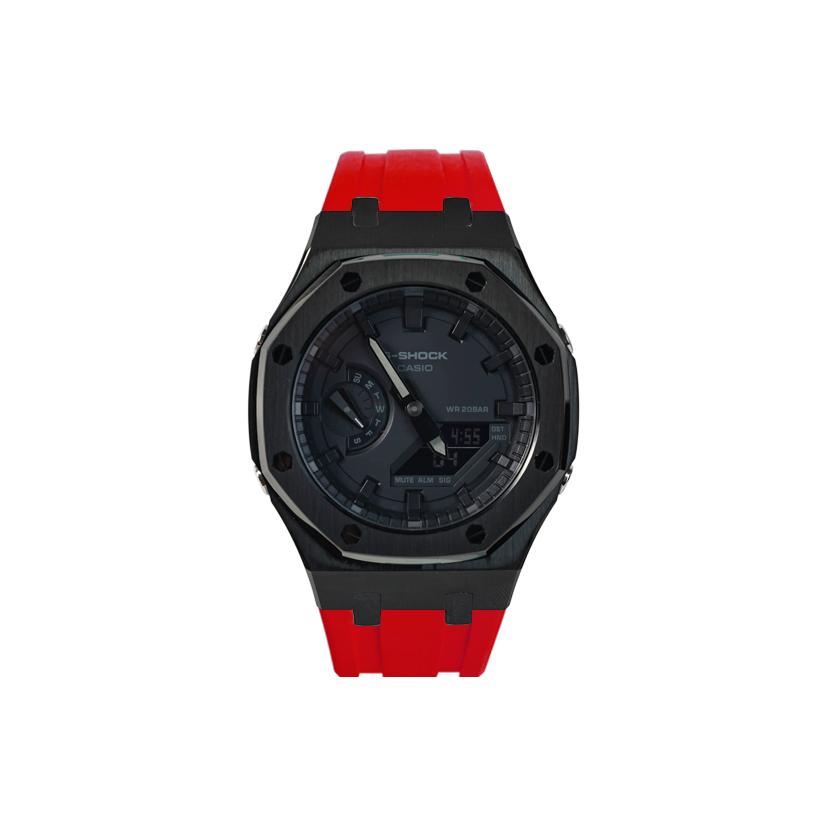 Casio Унисекс 48,5 мм Черные часы GA-2100-1A1(Watch8--)