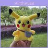 Endearing Pikachu Plush Backpack With Keychain Cartoon Character Toy Ideal Gifts For
