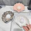 1 шт. Форма ракушки Держатель для мыла с дренажом Креативная домашняя мыльница Шкатулки для украшений Современная простая коробка для хранения Аксессуары для ванной комнаты